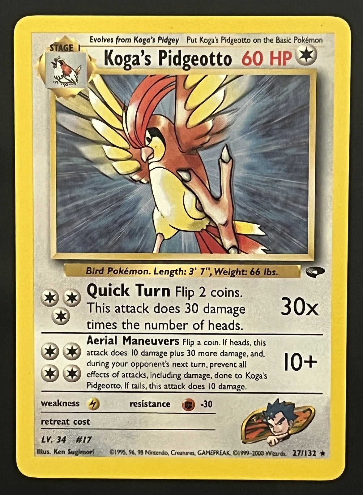 Koga’s Pidgeotto 27/132