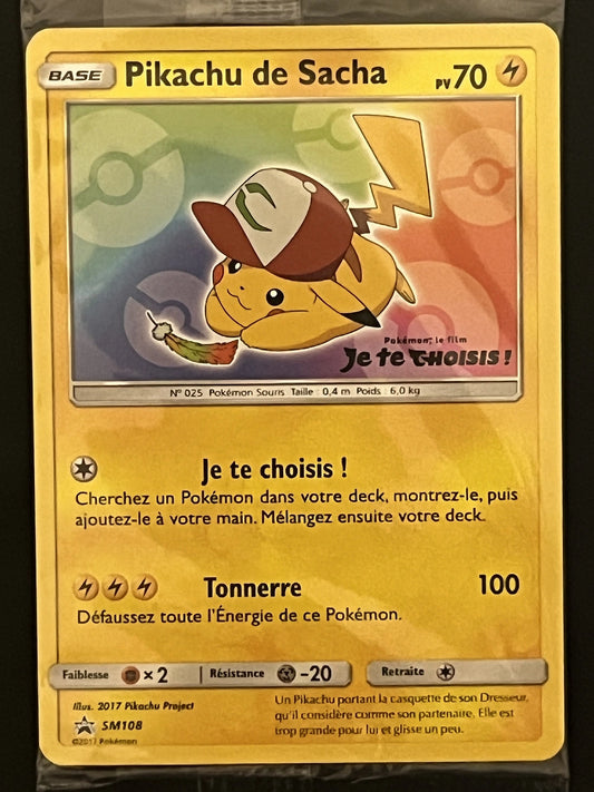 Pikachu de Sacha SM108