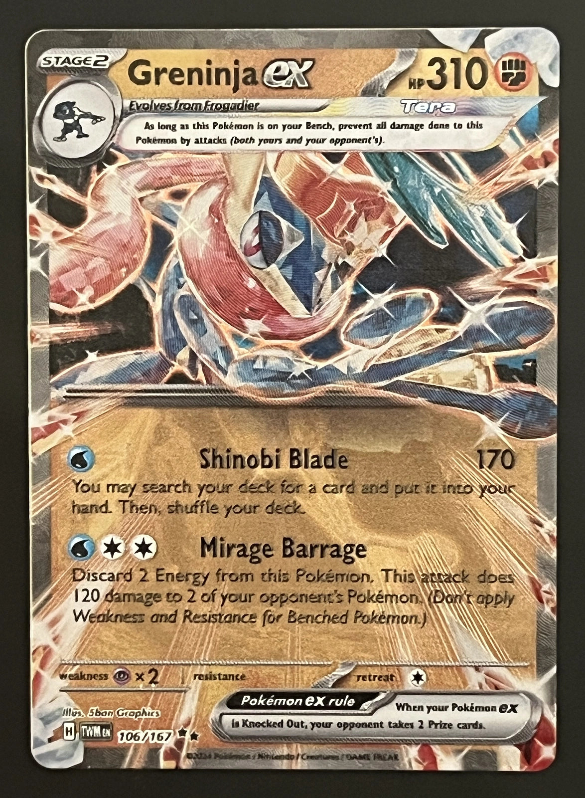 Greninja EX 106/167