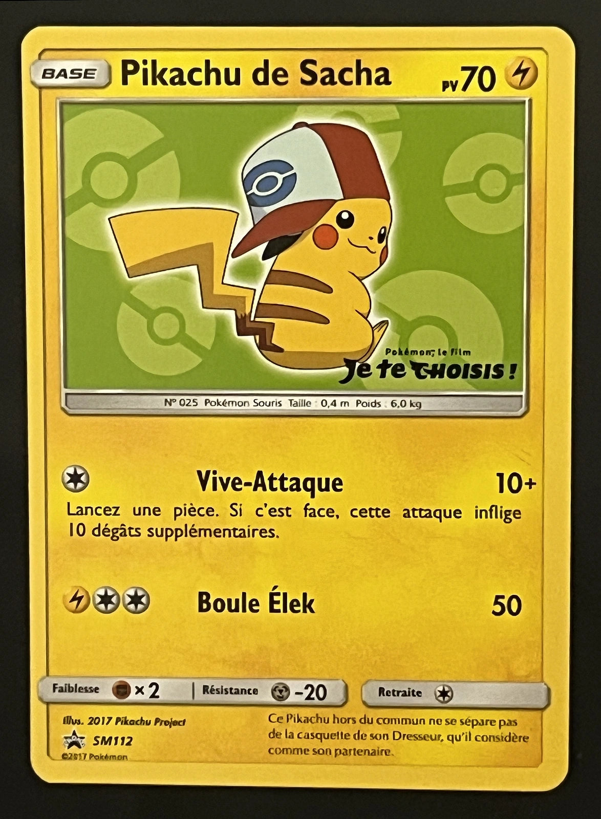 Pikachu de Sacha SM112