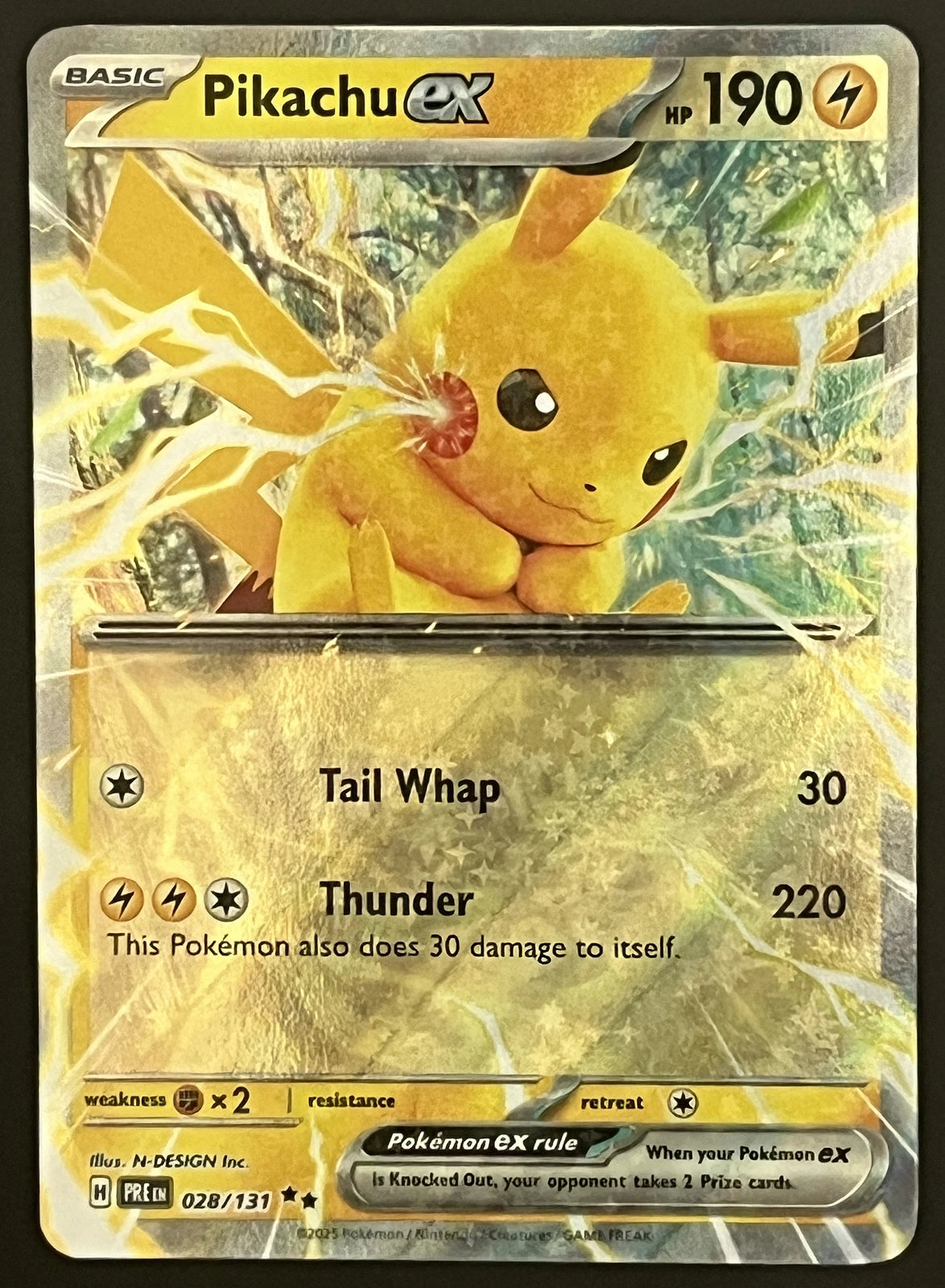 Pikachu EX 028/131