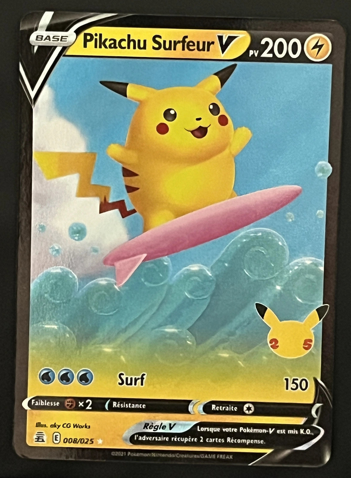 Pikachu Surfeur 008/025
