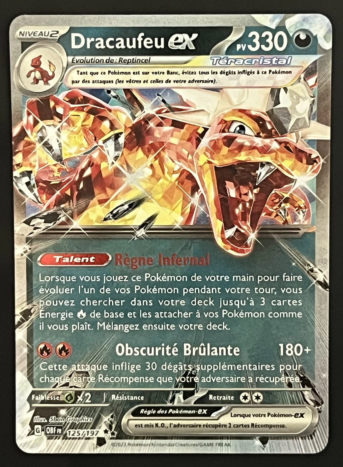 Dracaufeu EX 125/197