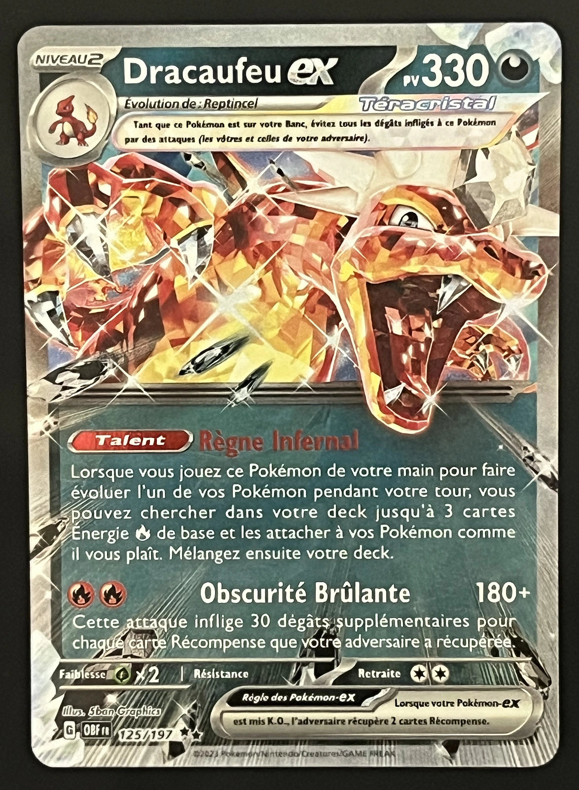 Dracaufeu EX 125/197