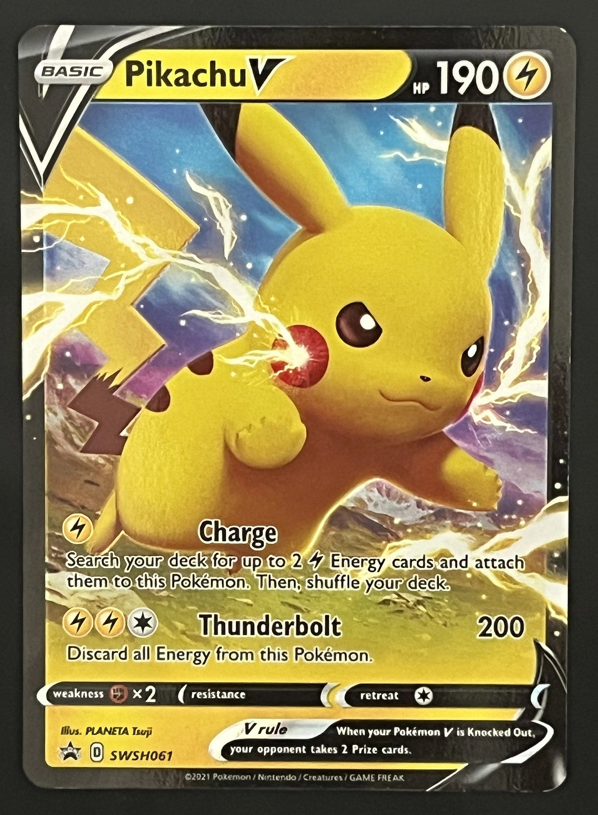 Pikachu V SWSH061