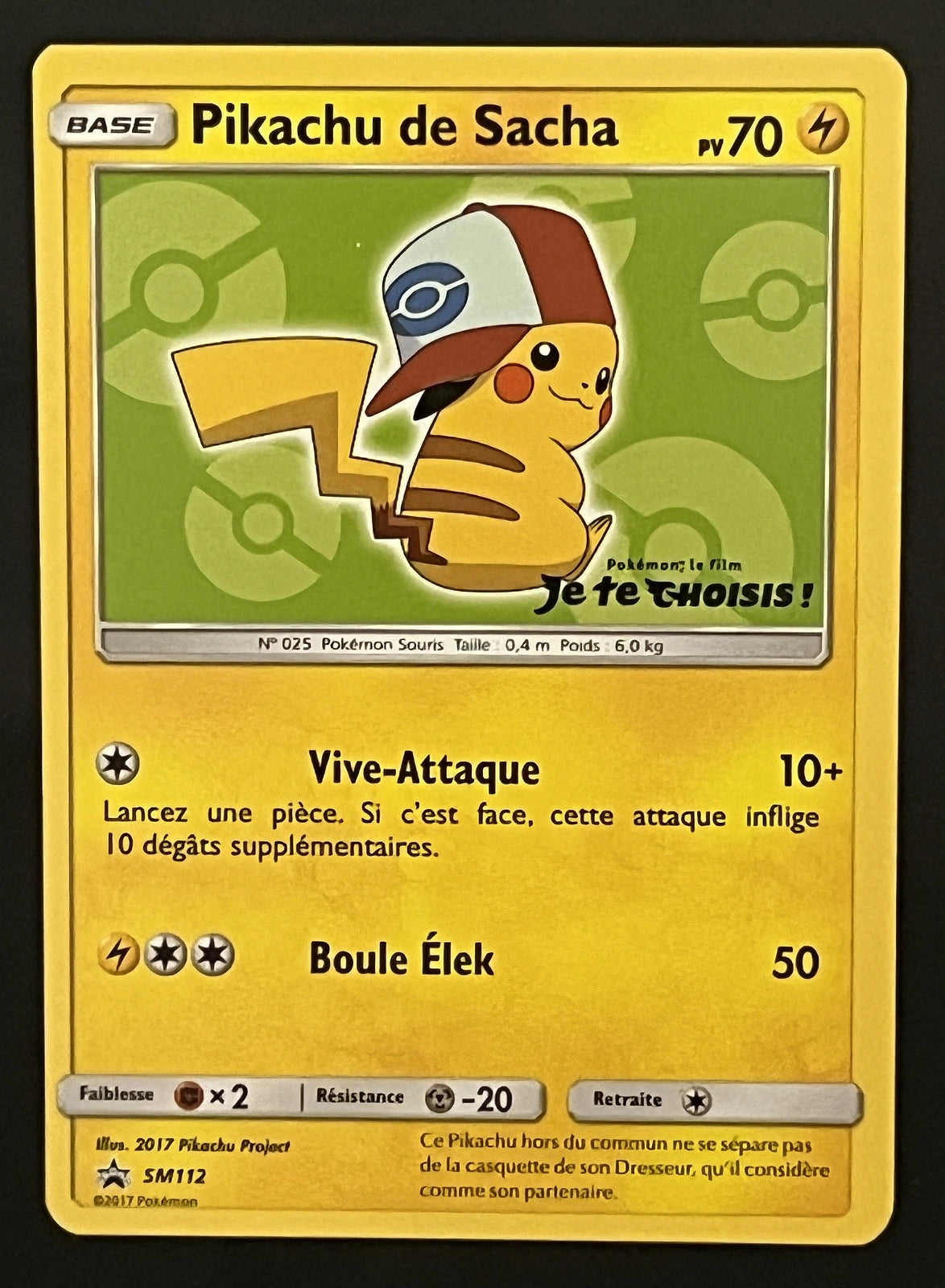 Pikachu de Sacha SM112