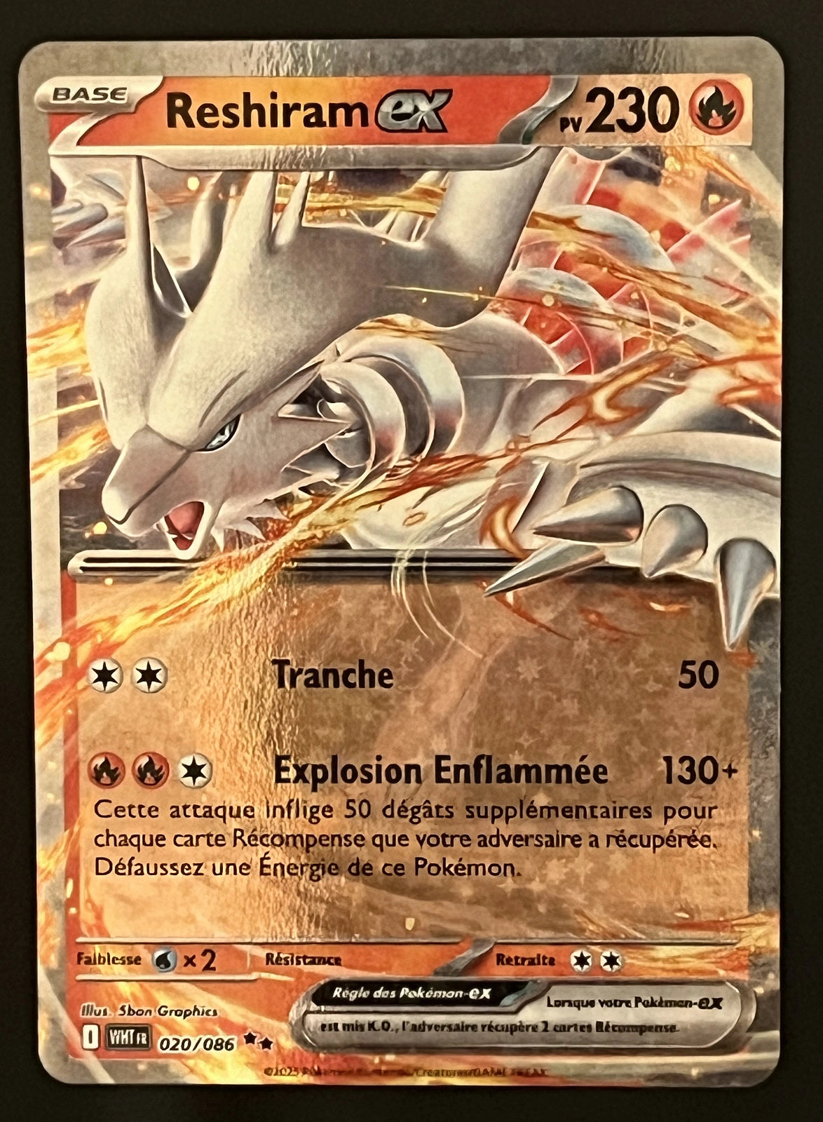 Reshiram EX 020/086