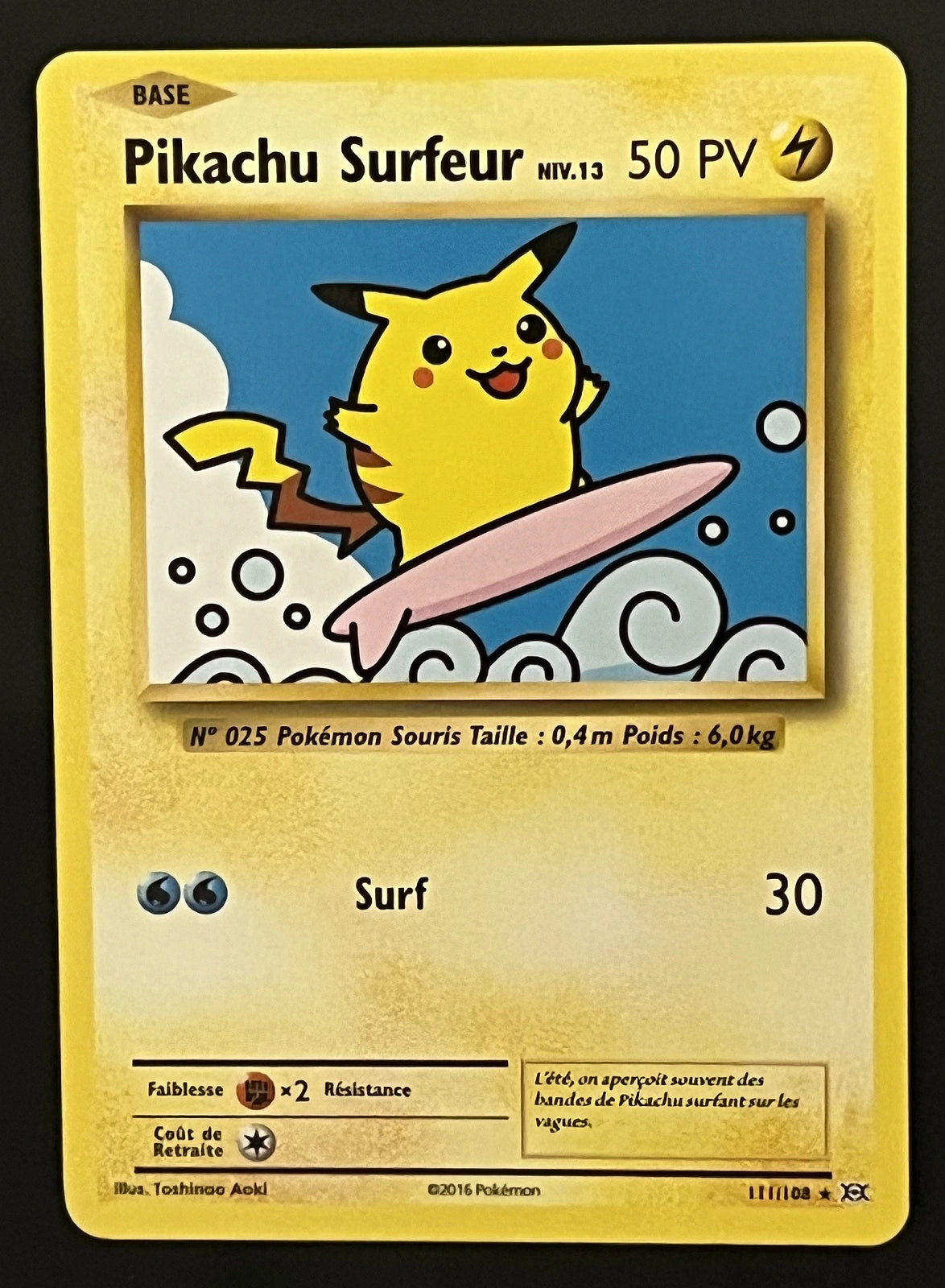 Pikachu Surfeur 111/108