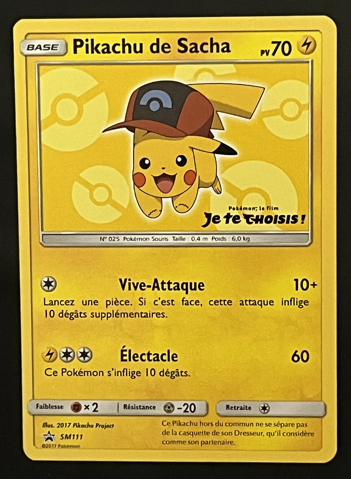 Pikachu de Sacha SM111