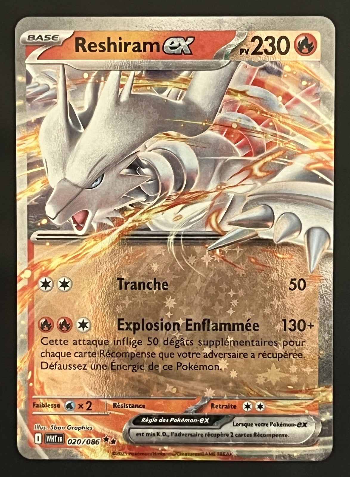 Reshiram EX 020/086