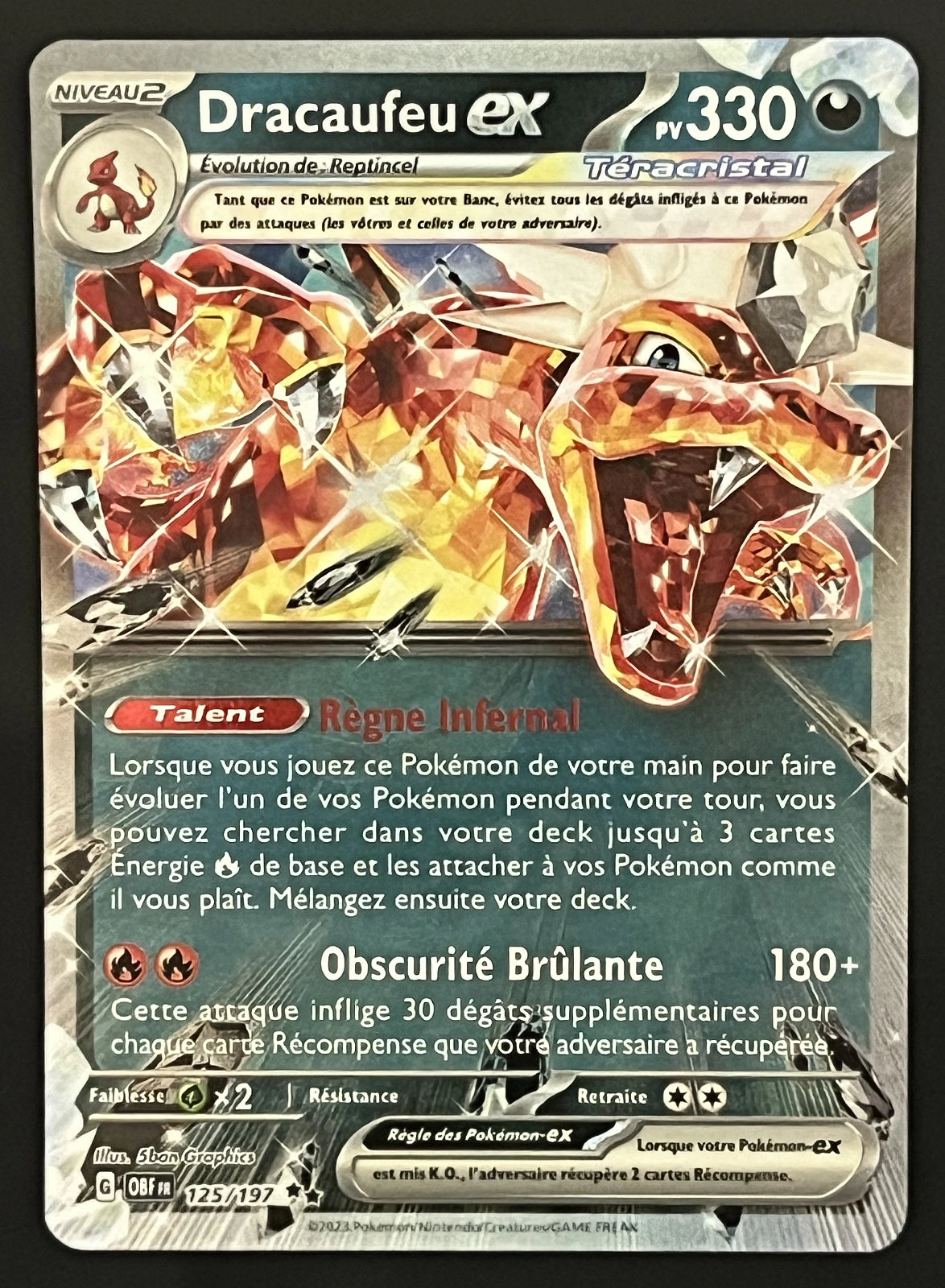 Dracaufeu EX 125/197