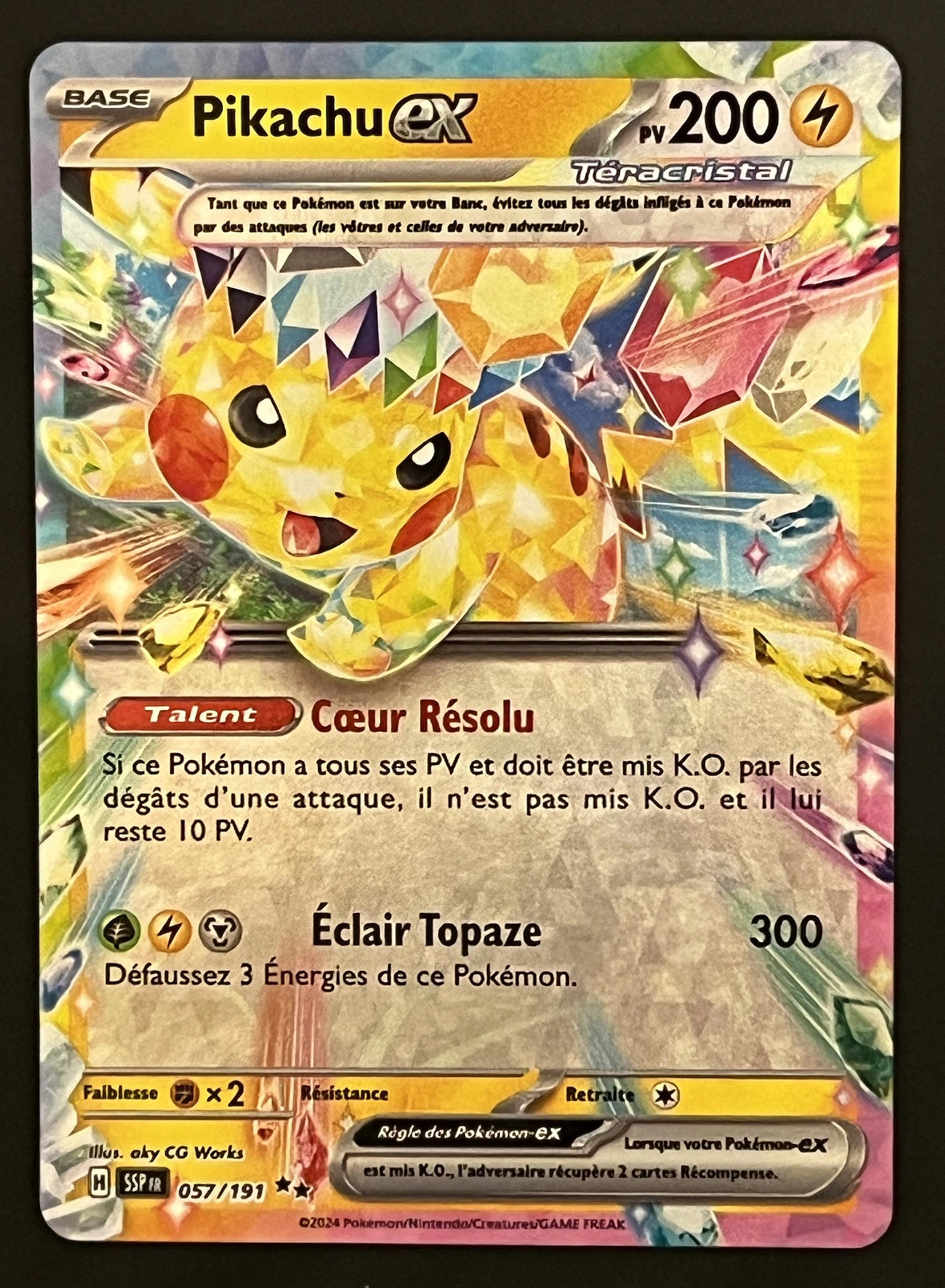 Pikachu EX 057/191