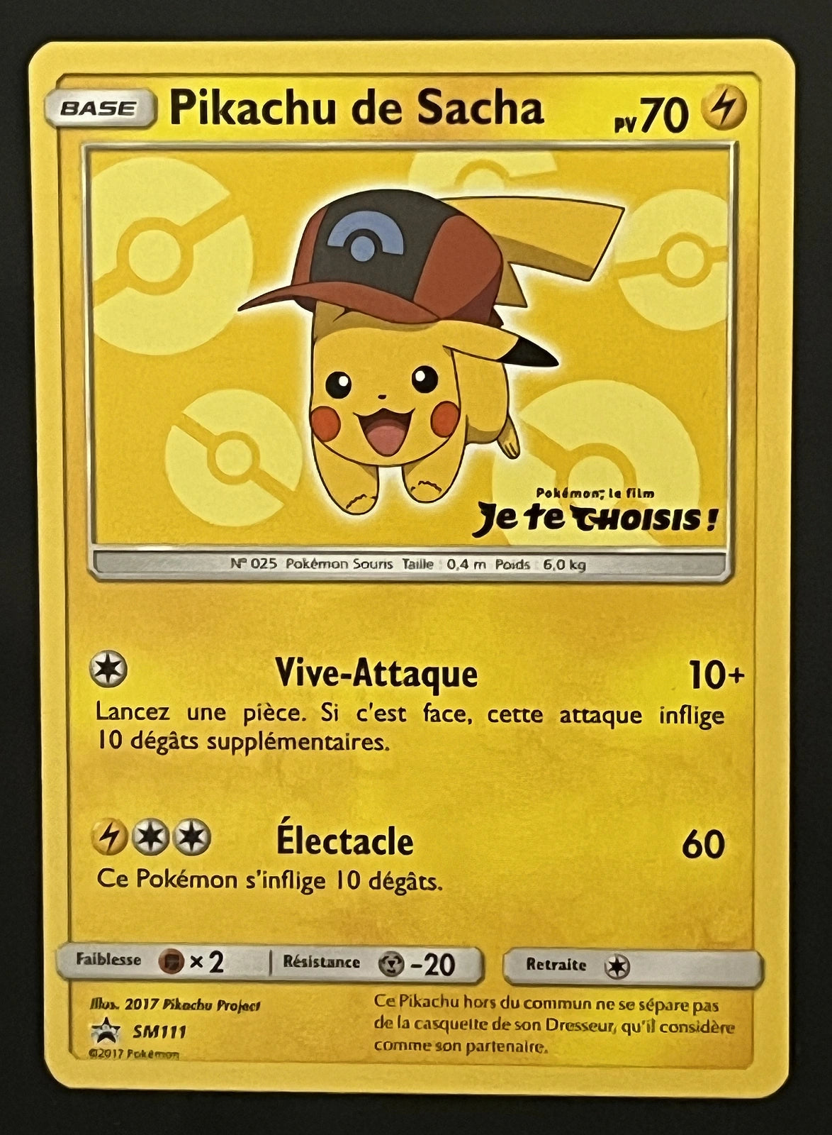 Pikachu de Sacha SM111