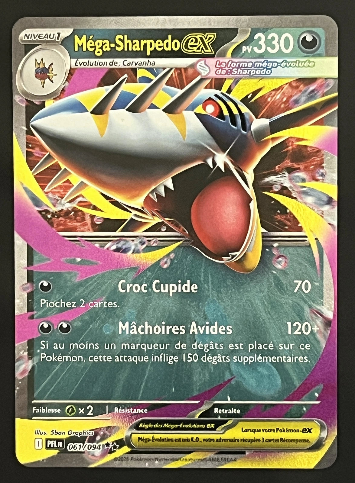 Méga-Sharpedo EX 061/094