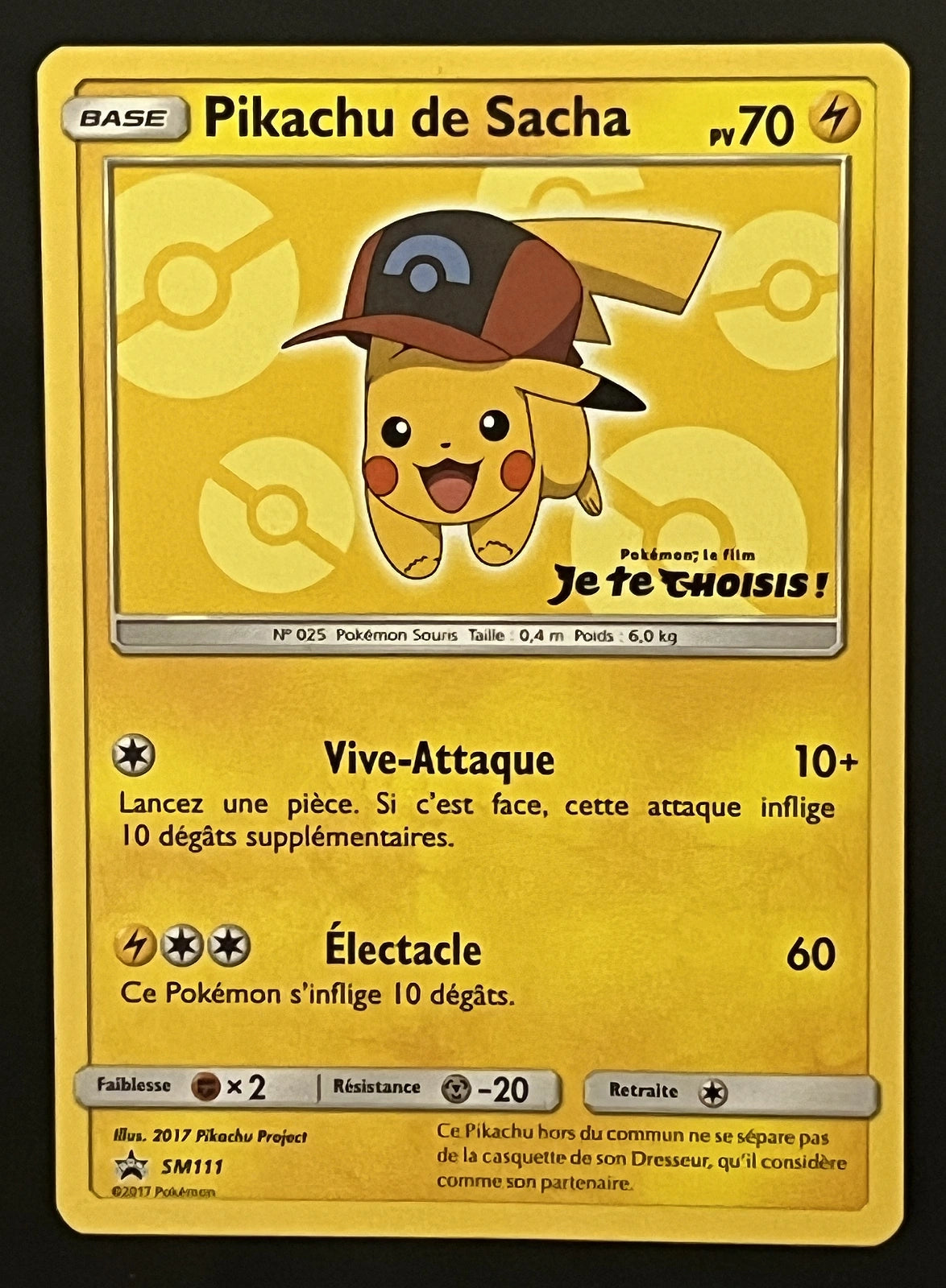 Pikachu de Sacha SM111