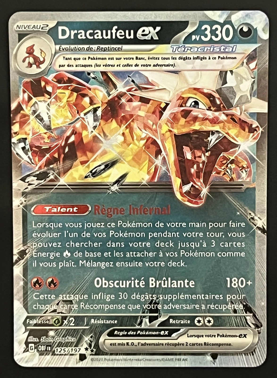 Dracaufeu EX 125/197