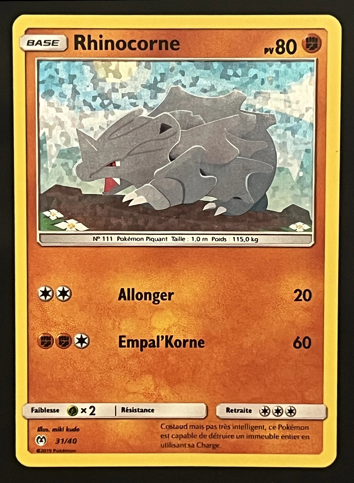 Rhinocorne 31/40