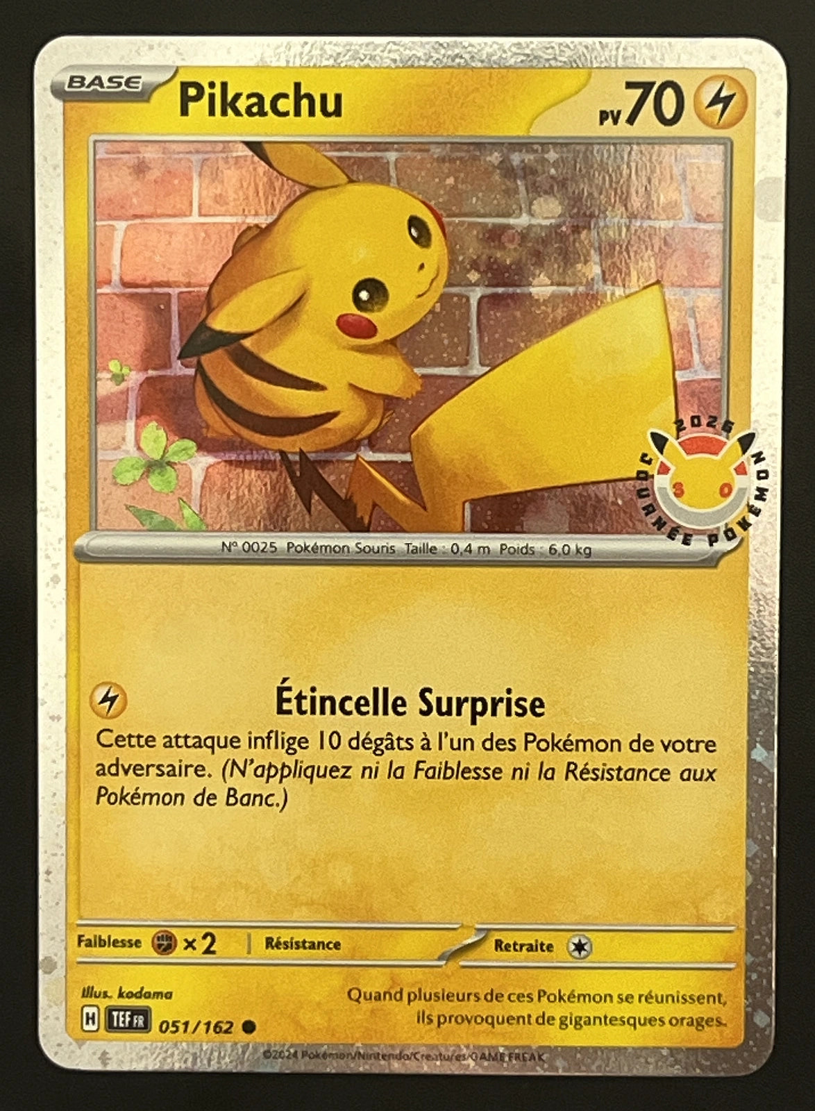 Pikachu 051/162