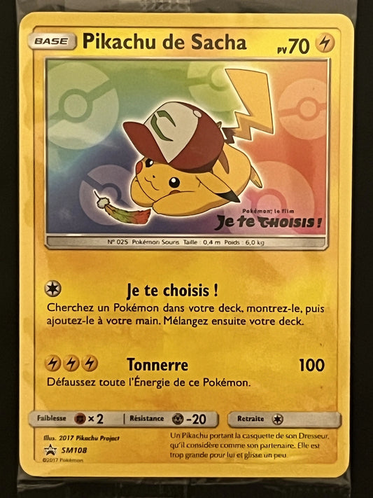 Pikachu de Sacha SM108