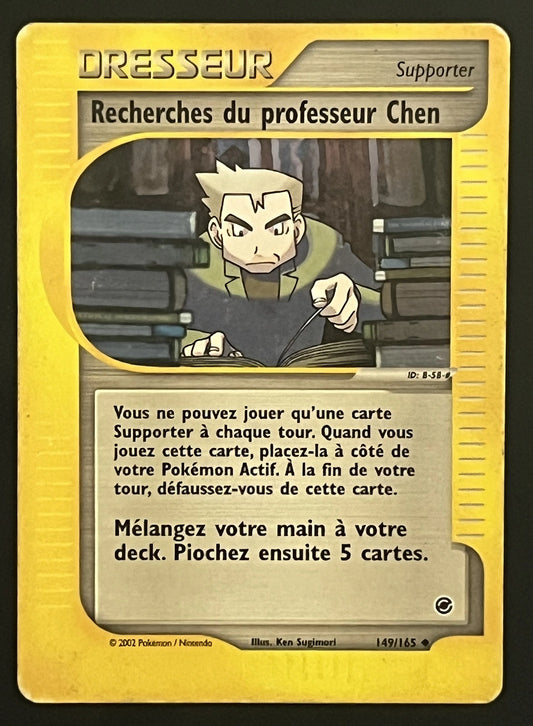 Recherches du professeur Chen 149/165