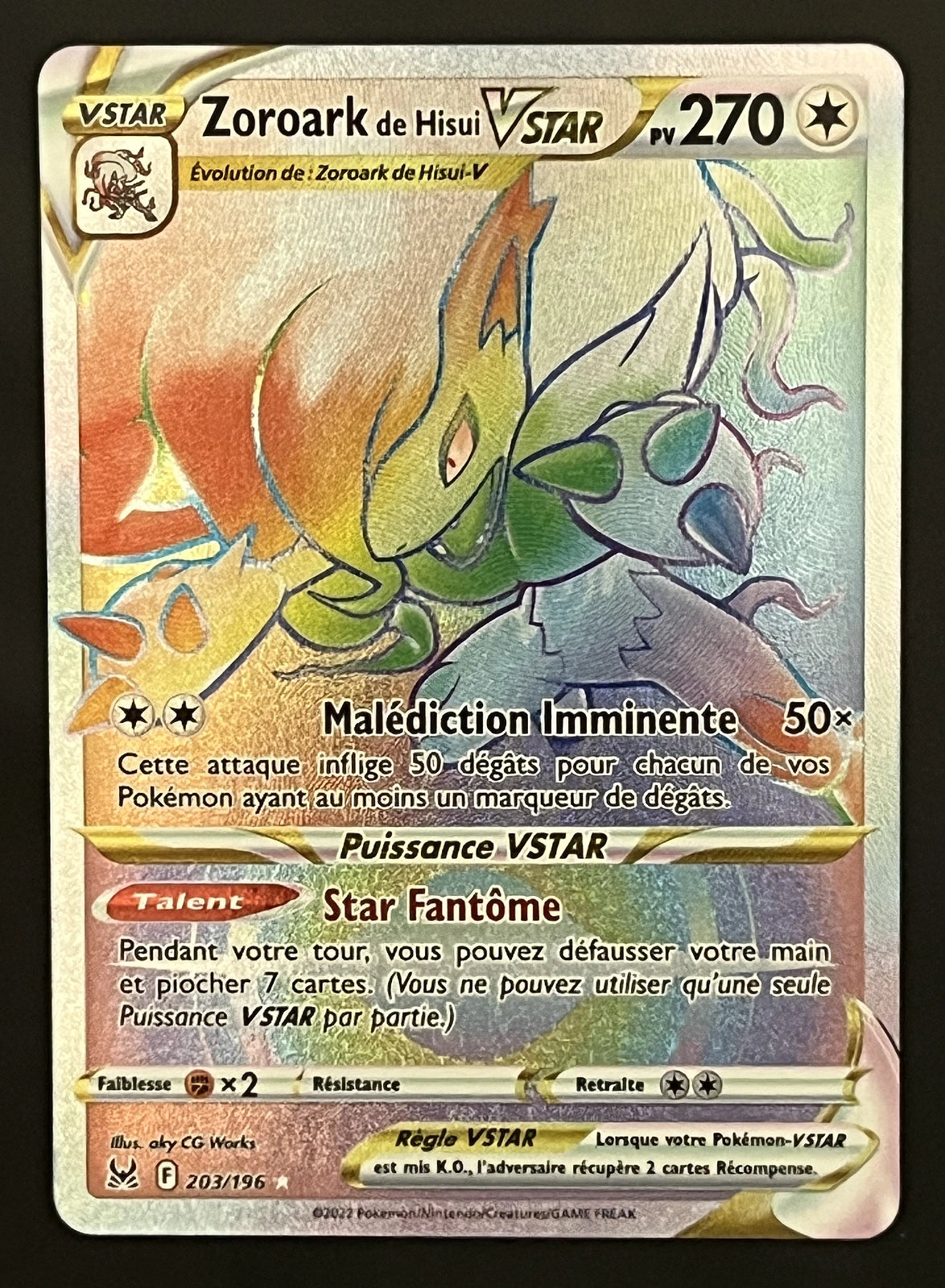 Zoroark Vstar 203/196