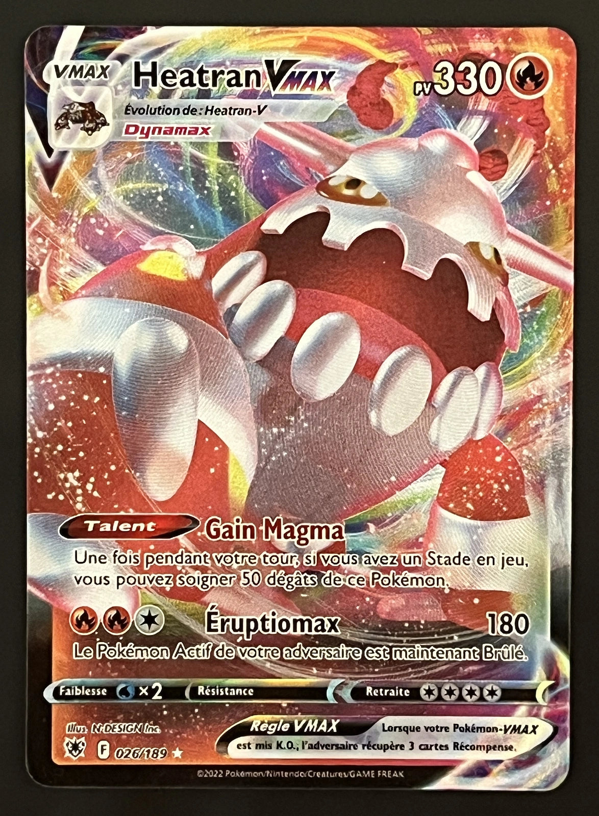 Heatran Vmax 026/189