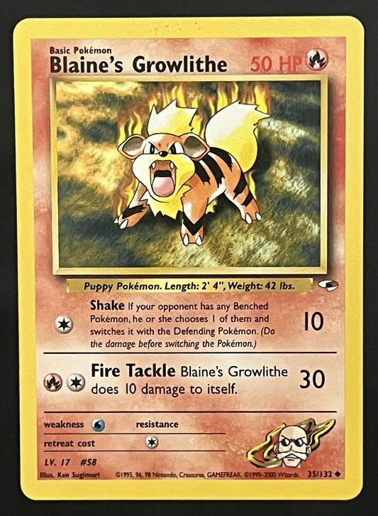 Blaine’s Growlithe 35/132