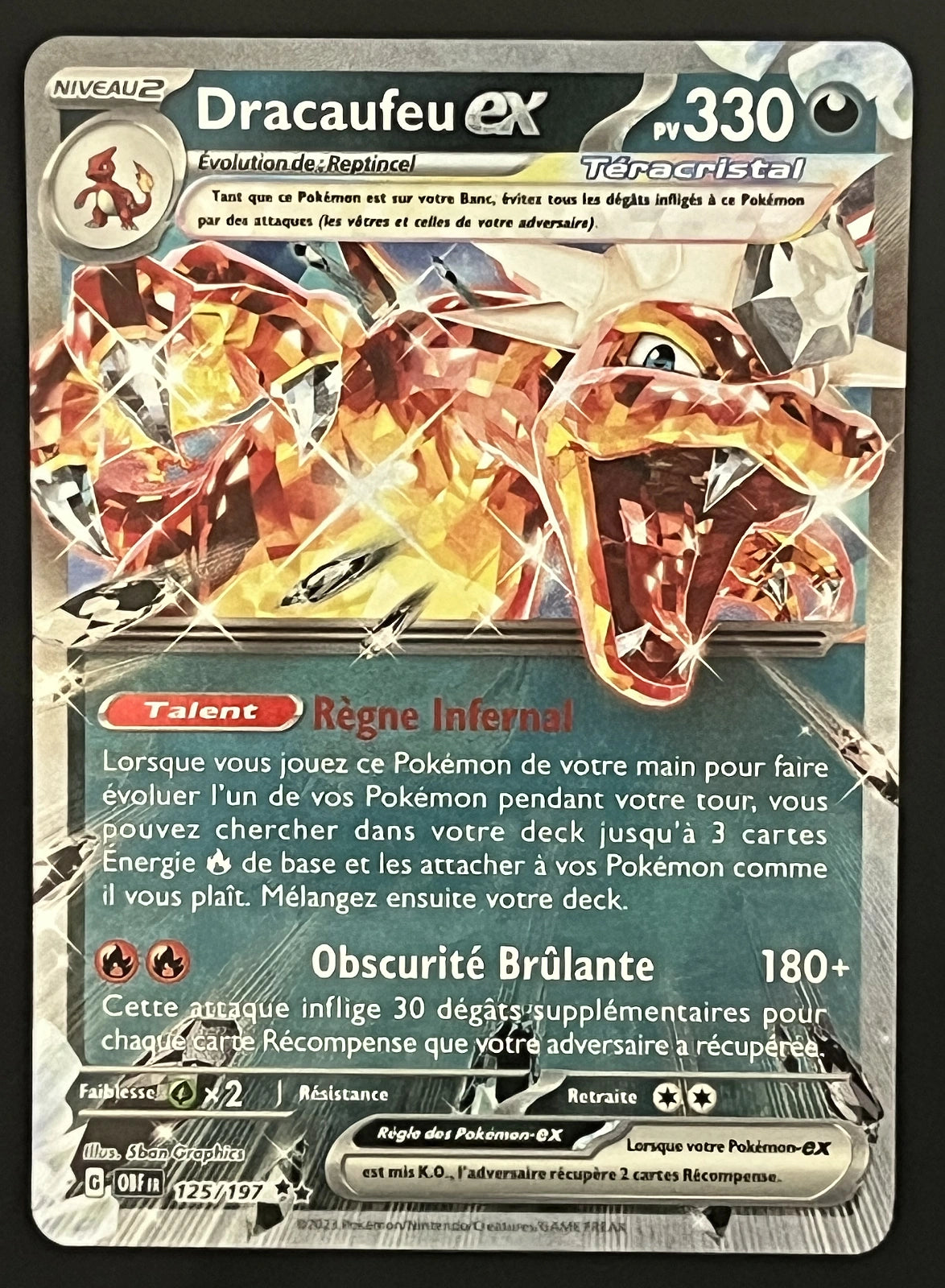 Dracaufeu EX 125/197