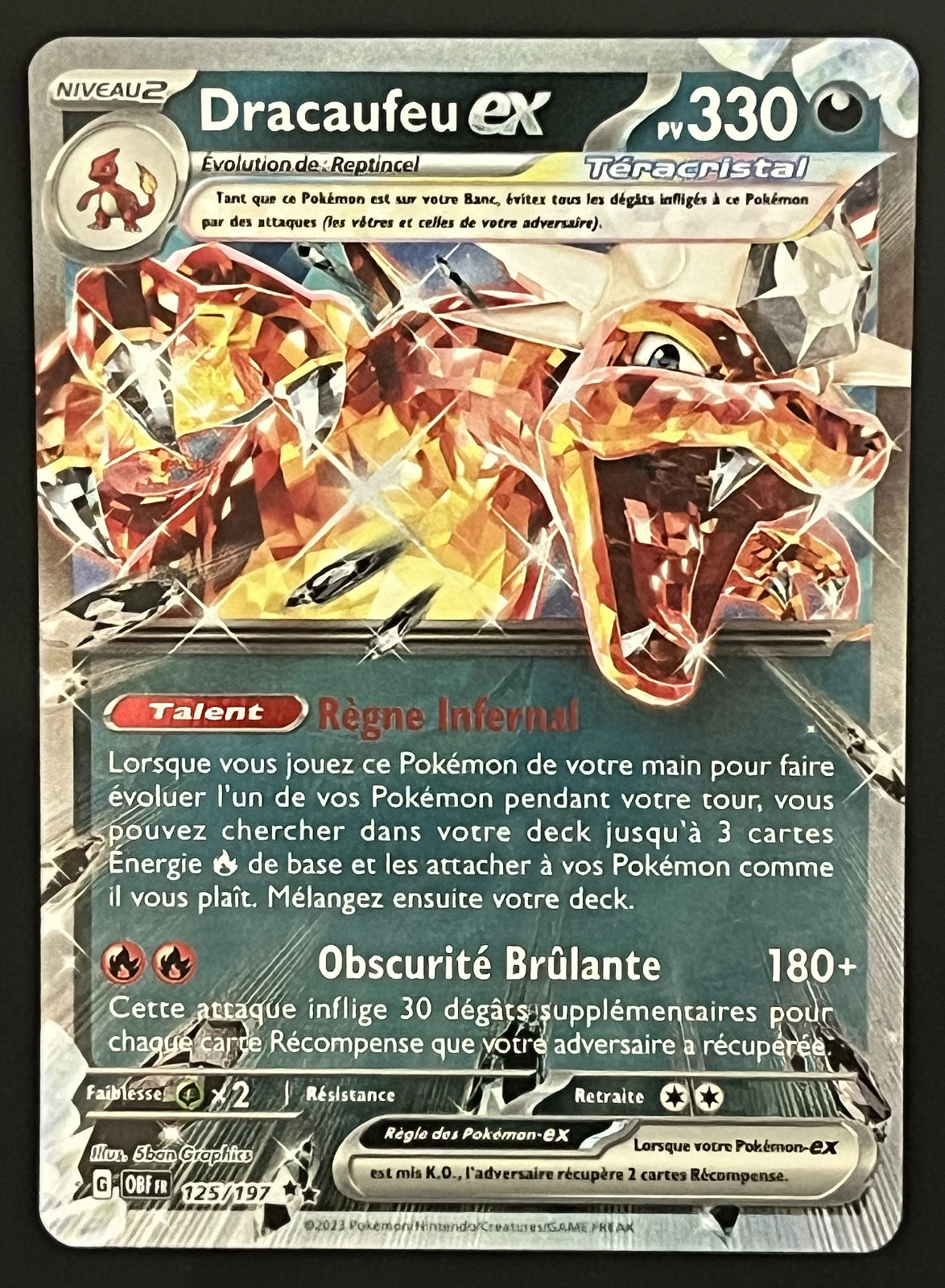 Dracaufeu EX 125/197
