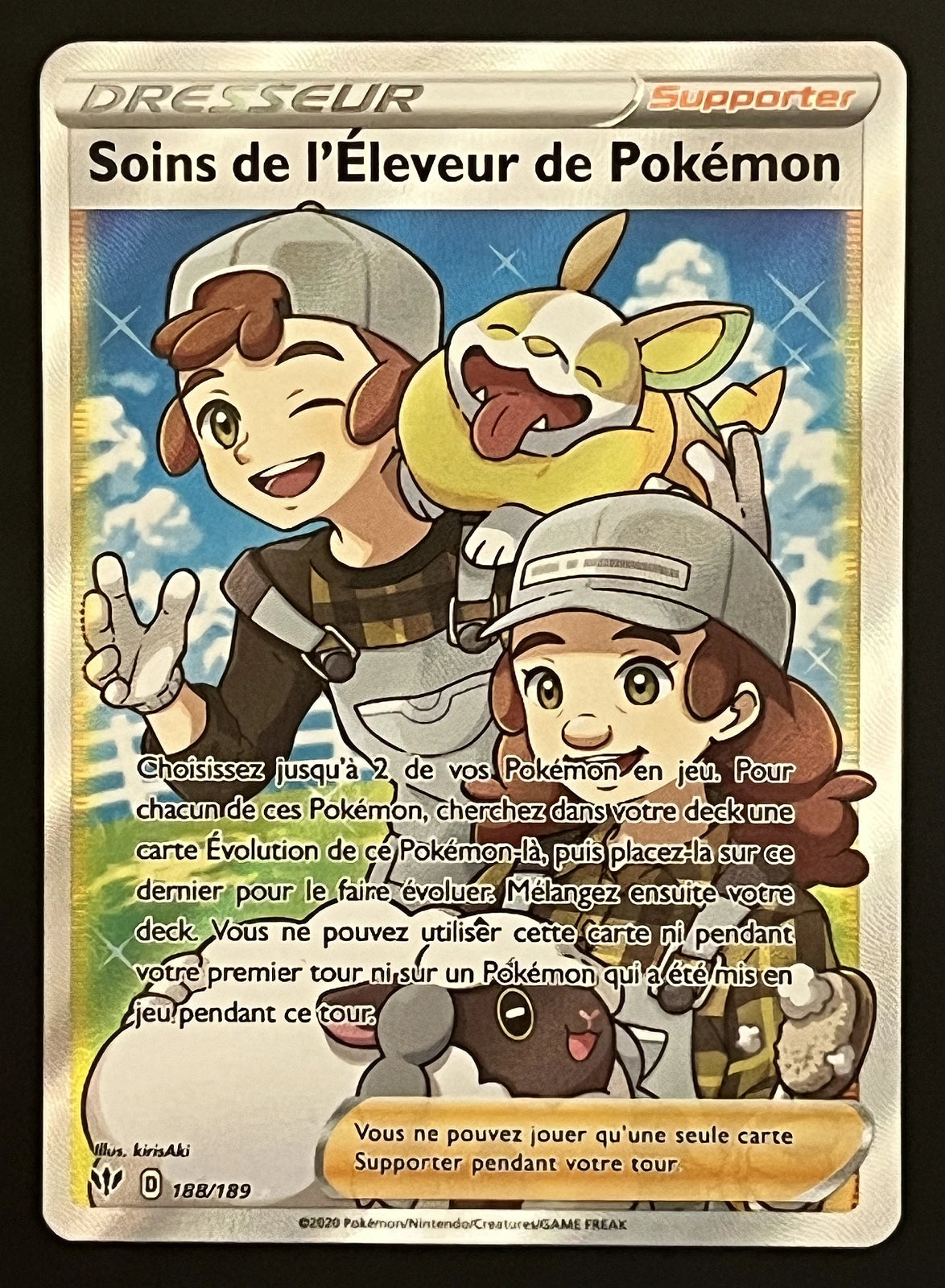 Soins de l’Éleveur de pokémon 188/189