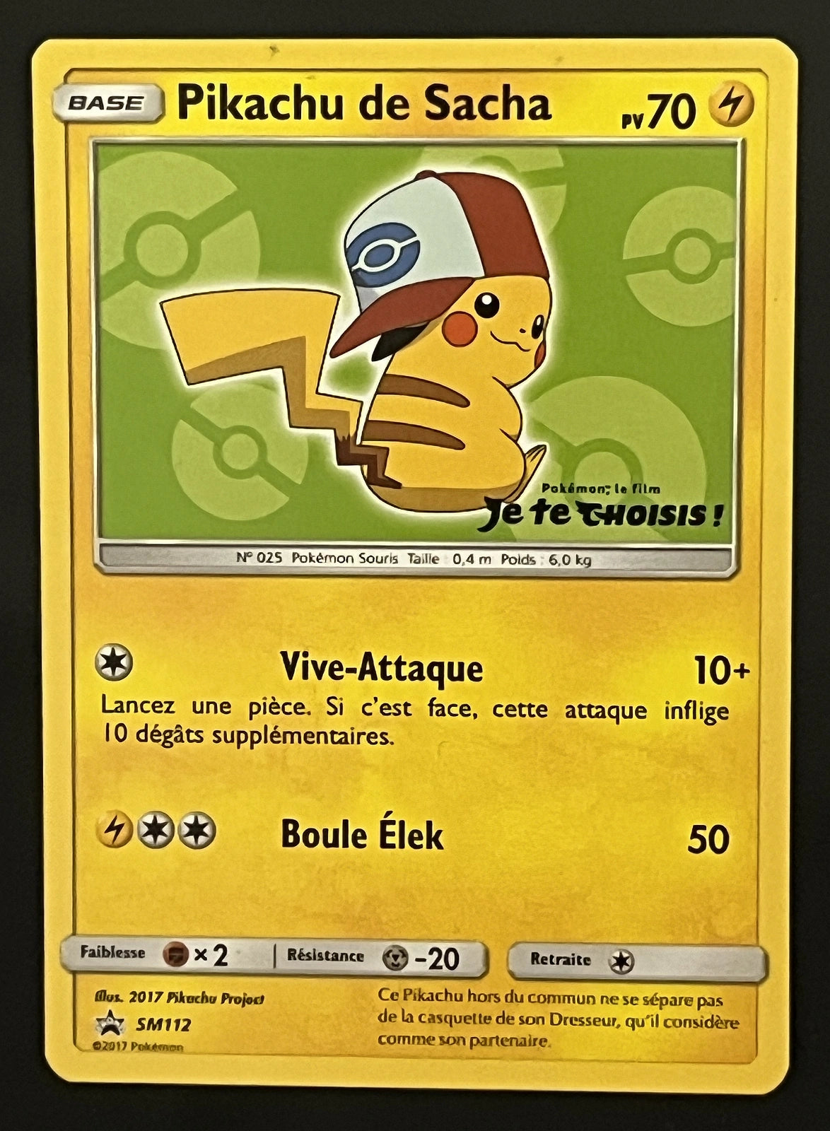 Pikachu de Sacha SM112