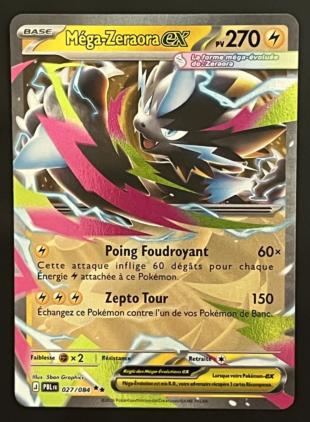 Méga-Zeraora EX 027/084
