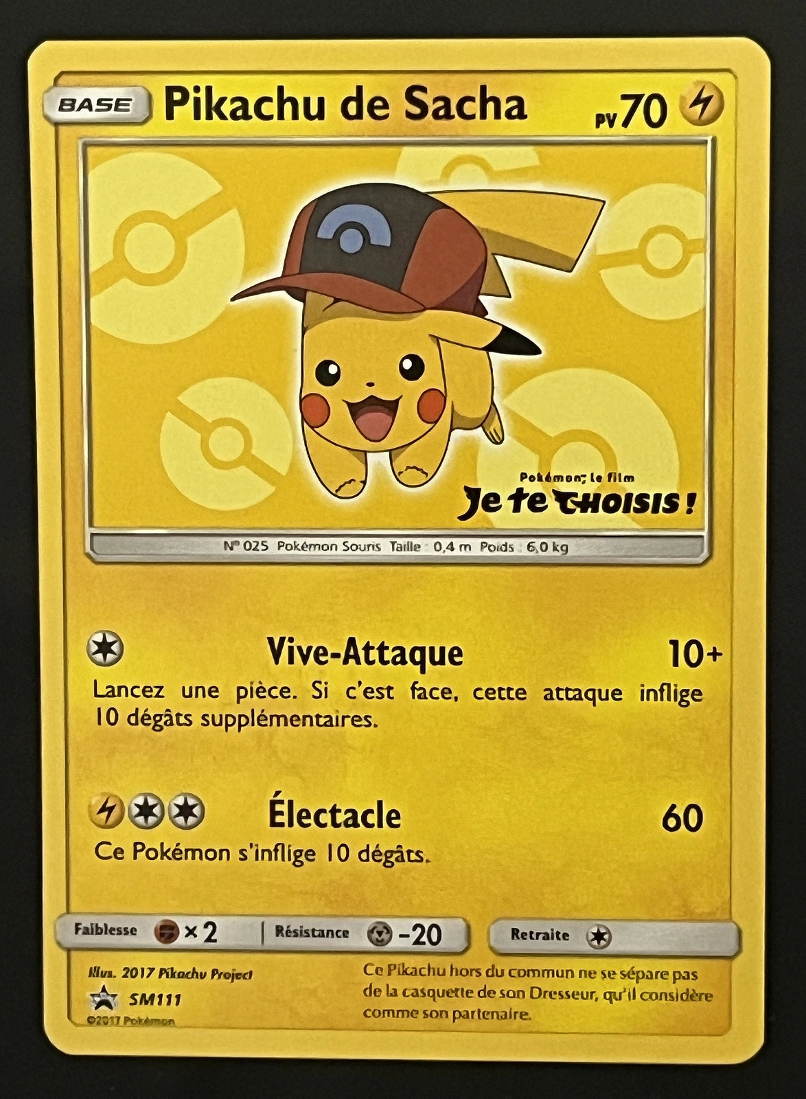 Pikachu de Sacha SM111