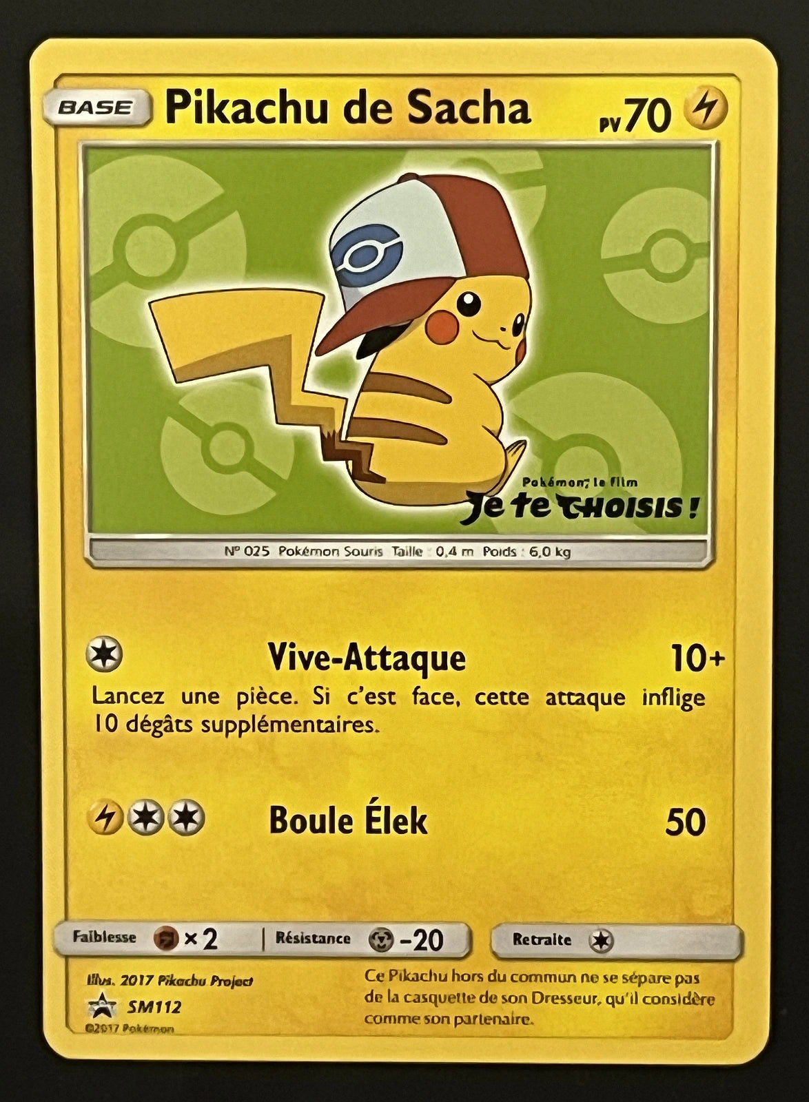 Pikachu de Sacha SM112