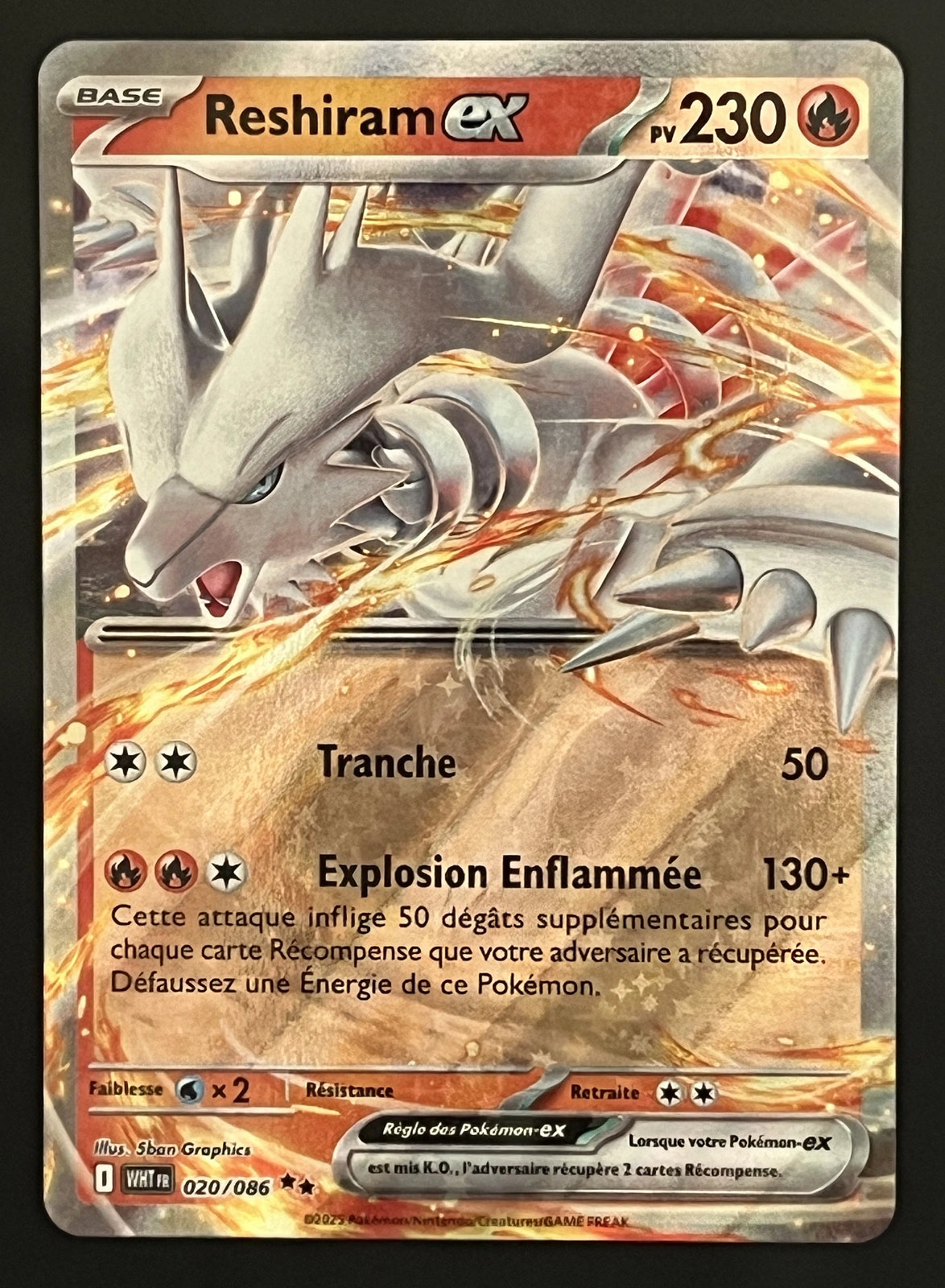 Reshiram EX 020/086