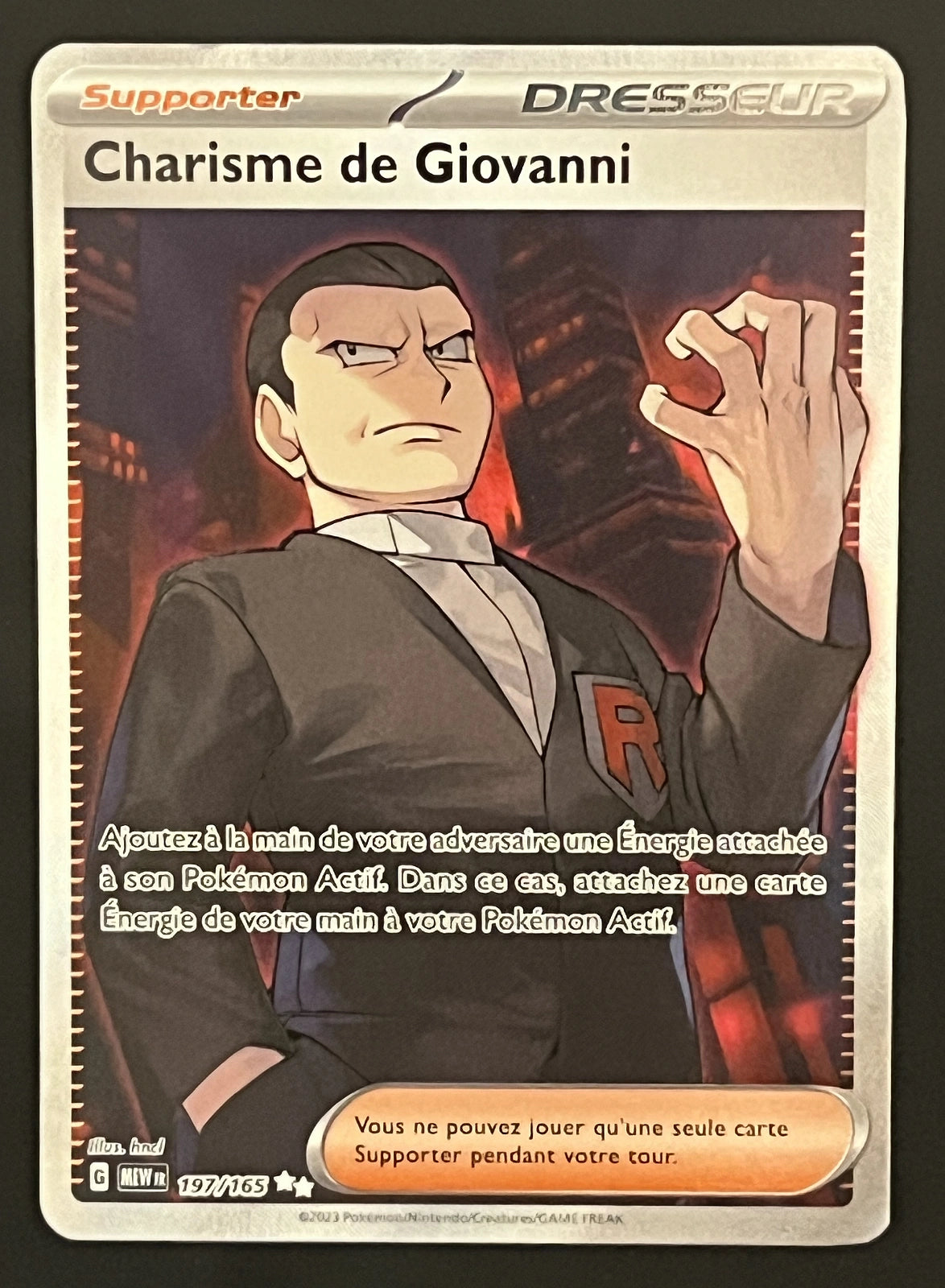Charisme de Giovanni 197/165