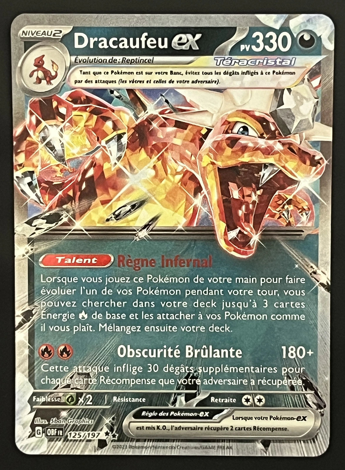 Dracaufeu EX 125/197
