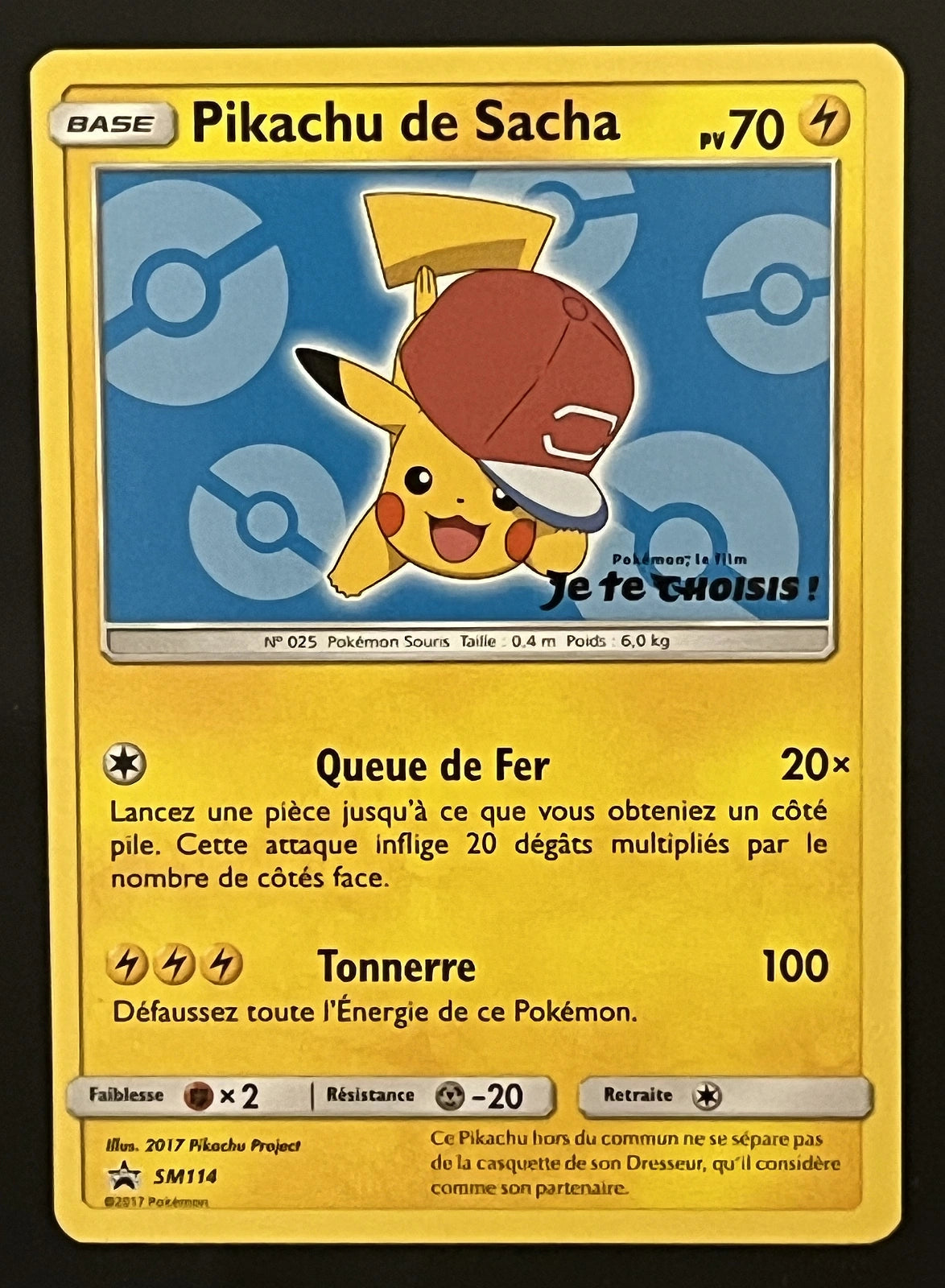 Pikachu de Sacha SM114