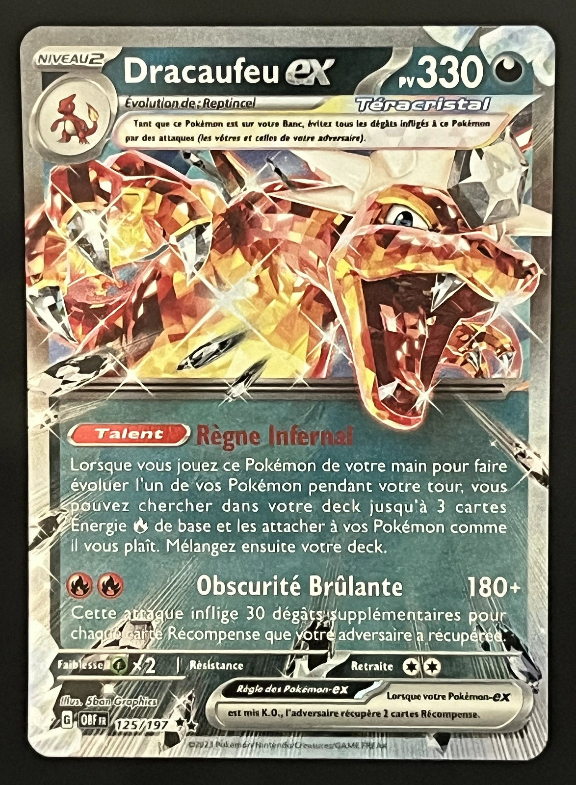 Dracaufeu EX 125/197