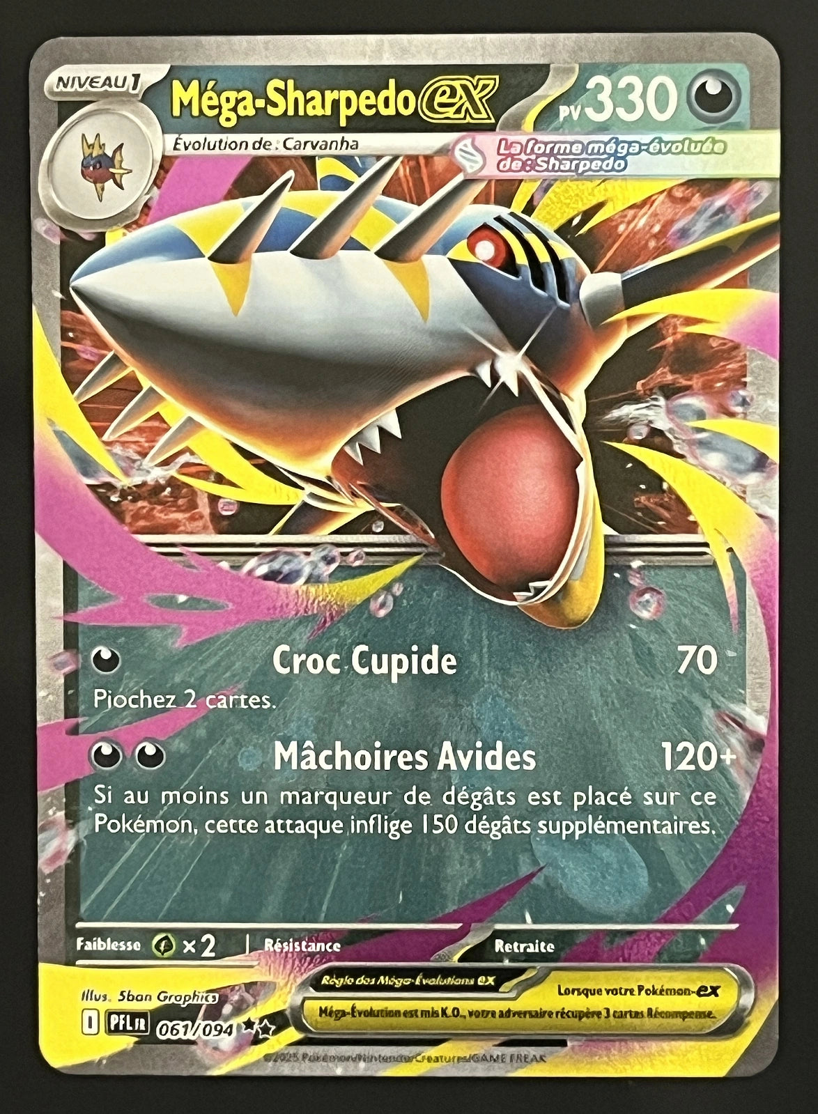 Méga-Sharpedo EX 061/094