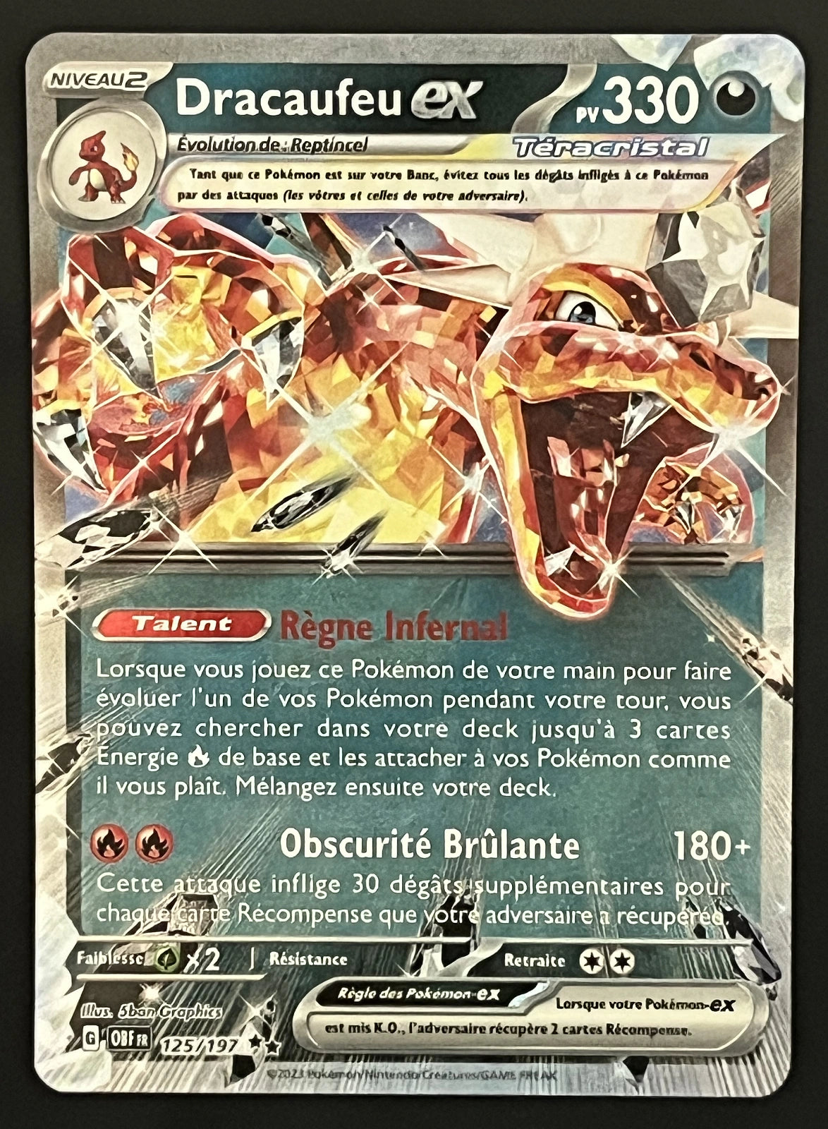 Dracaufeu EX 125/197