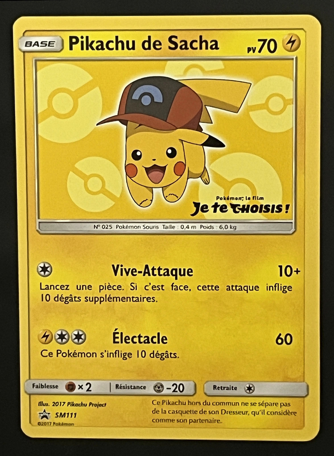 Pikachu de Sacha SM111