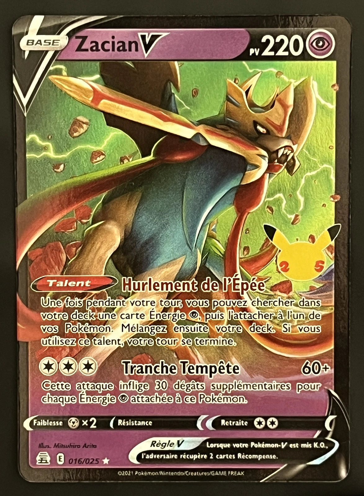 Zacian V 016/025