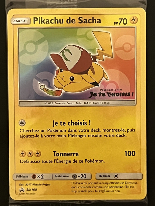 Pikachu de Sacha SM108