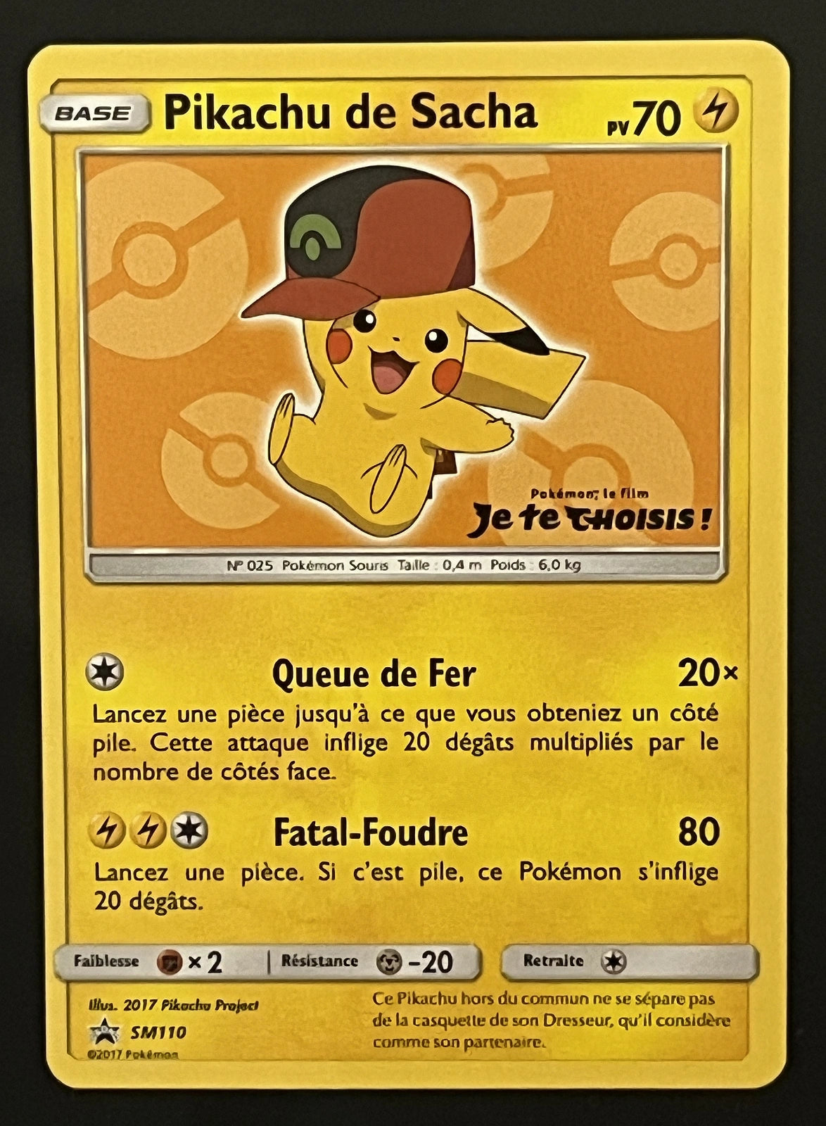 Pikachu de Sacha SM110