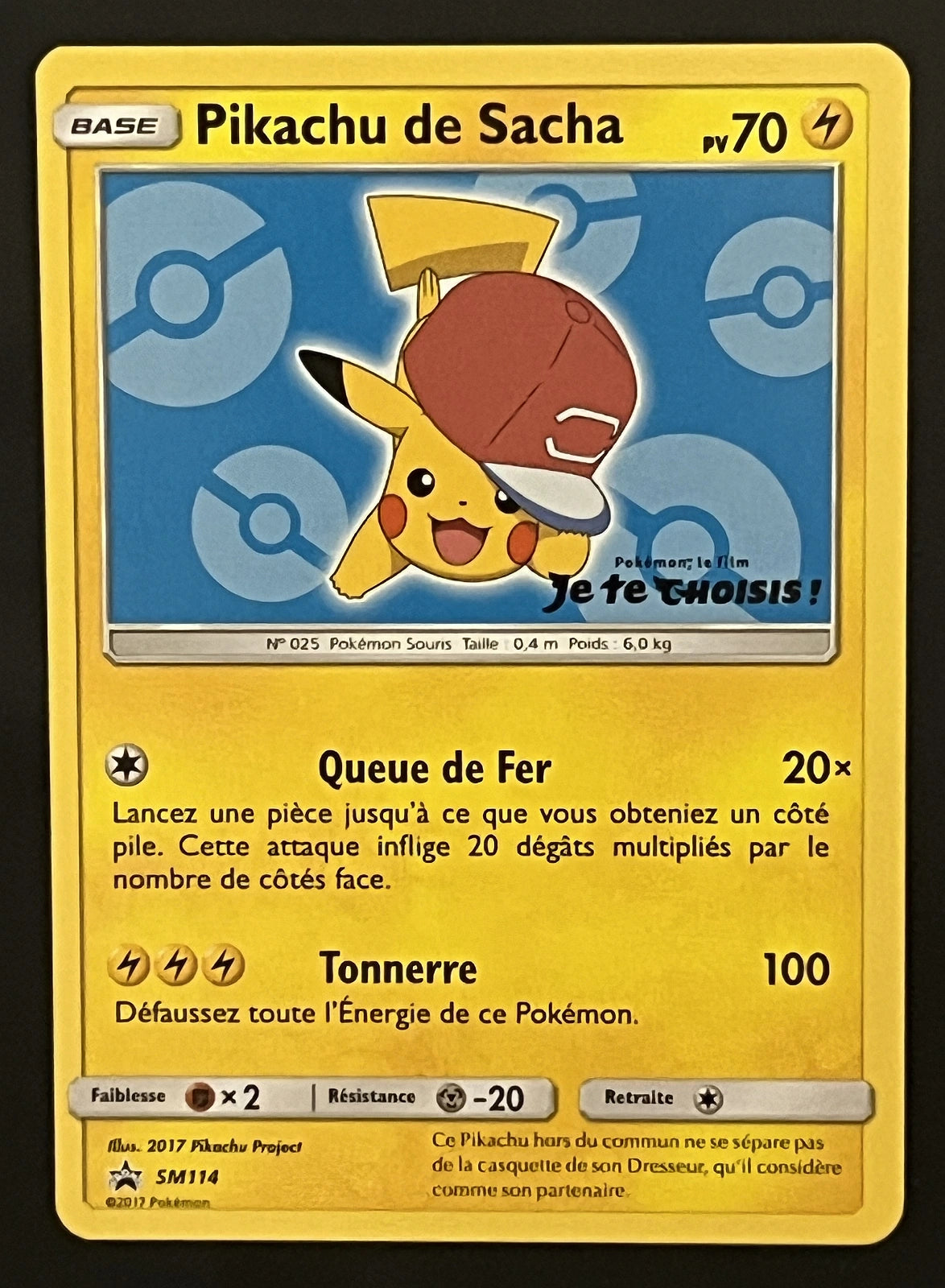Pikachu de Sacha SM114
