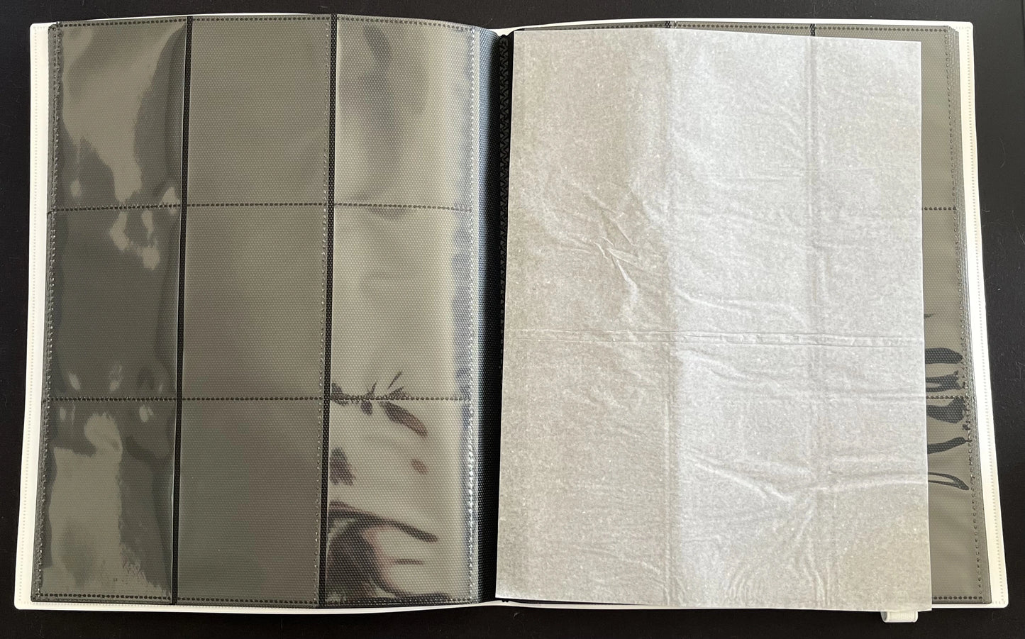 Classeur Portfiolio Flamme Blanche 360 cartes